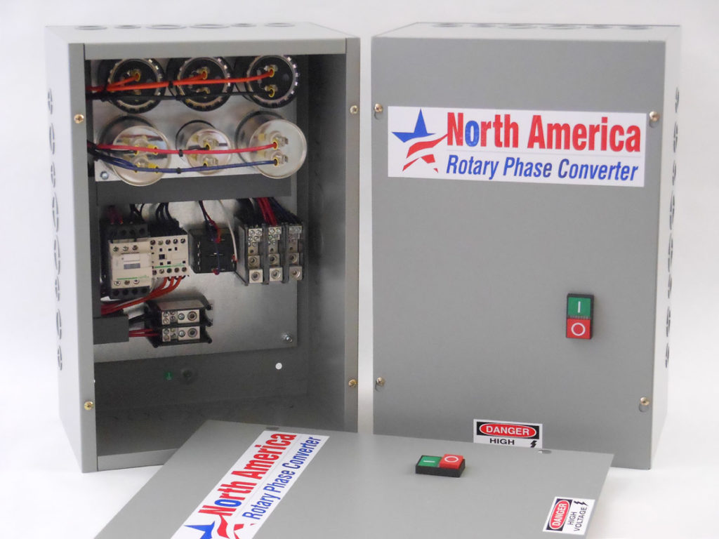 Rotary Phase Converter Control Panel North America Phase Converters