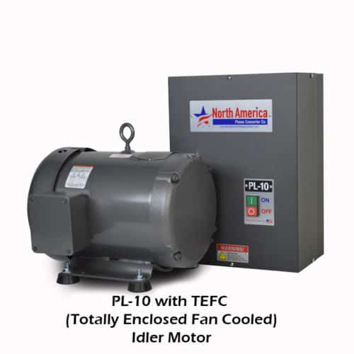 PL-10-T with TEFC (Totally Enclosed Fan Cooled) Idler Motor