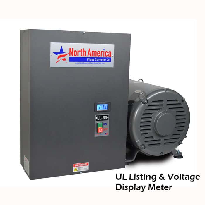 UL-Listing & Voltage Display Meter