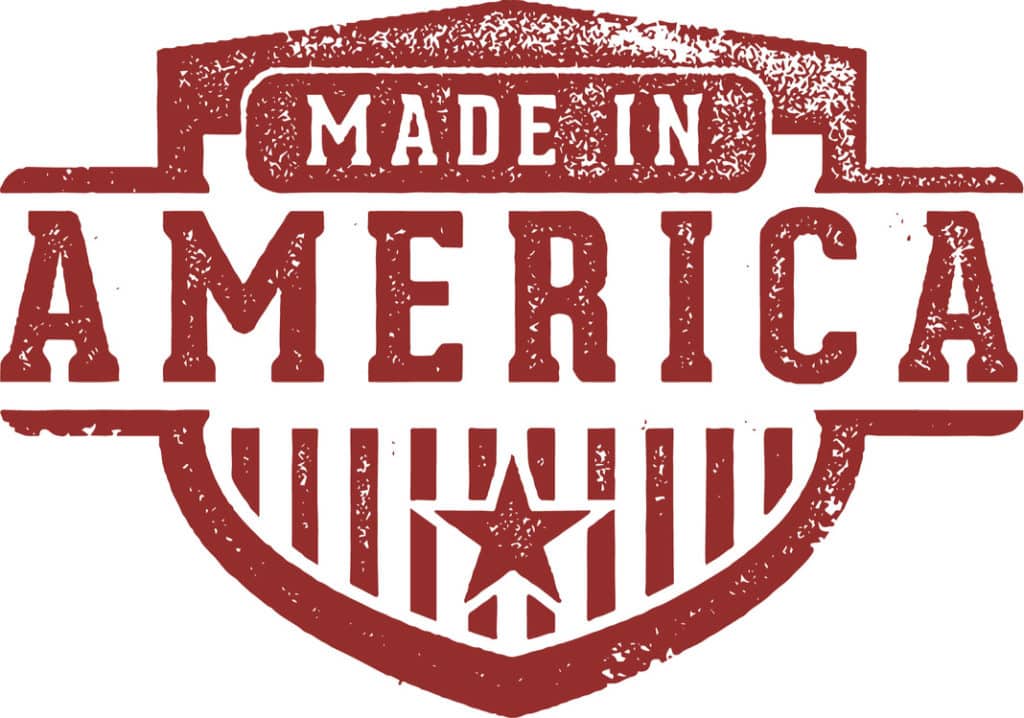 Proudly made in America